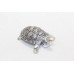 Tortoise Figurine Hindu Statue 70% Pure Silver Handmade Figure Pooja Yantra B362